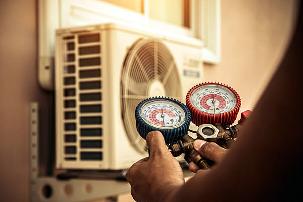Professional Hvac technician working in Attleboro, MA